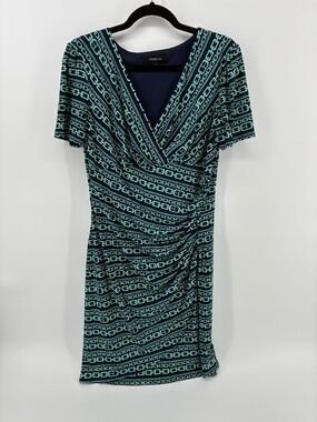 Green Patterned Jones & Co Dress